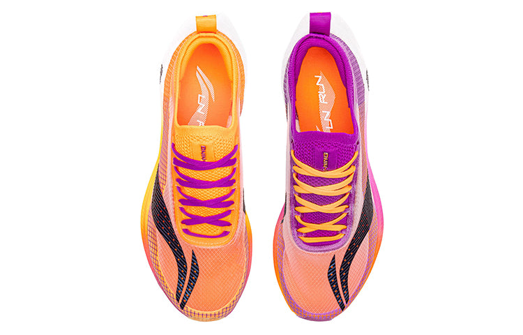 LiNing Feidian 2 Elite Running Shoes Women's 'Purple Orange' - Kicksown store