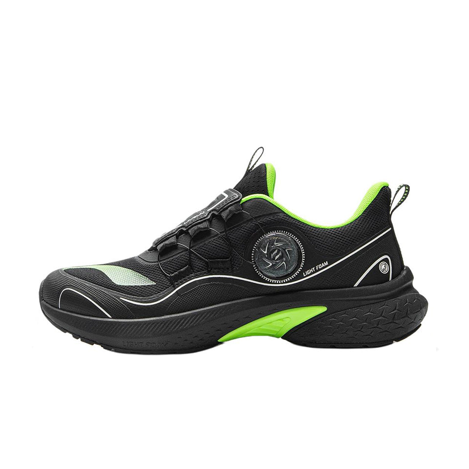 LiNing Young Running Shoes 'Black Green' 「Kids」