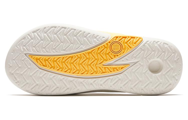 WASSUP x ANTA Slippers Nitrogen Bubble 'Beige Yellow' - Kicksown store