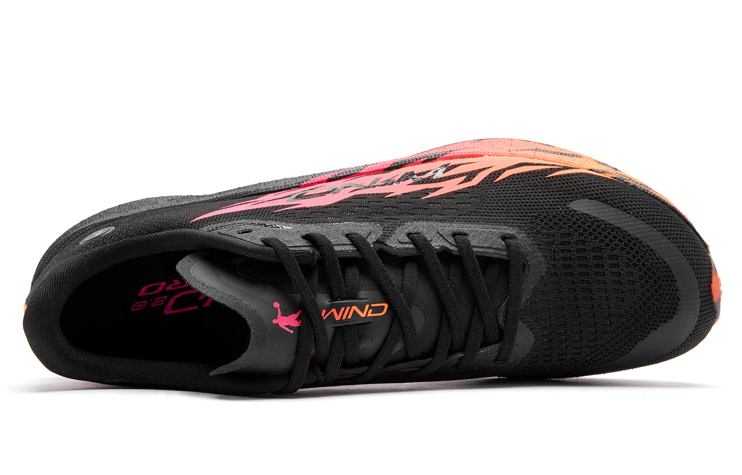 QIAODAN Wind-Running 2.0 PRO Running Shoes 'Black Bright Orange'「Women」