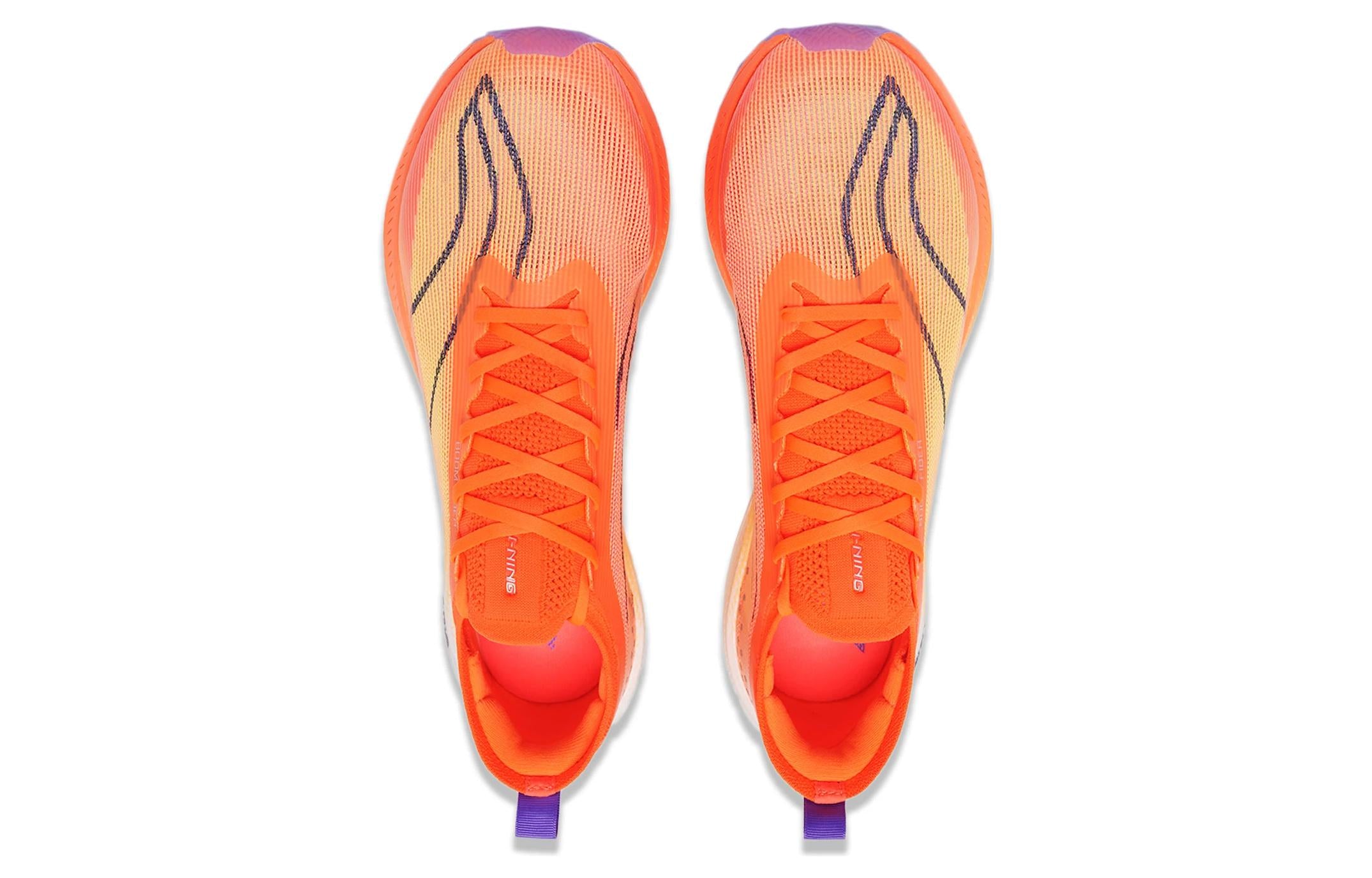 LiNing Feidian 3 Elite Marathon Running Shoes 'Fluorescent Melon Orange' - Kicksown store