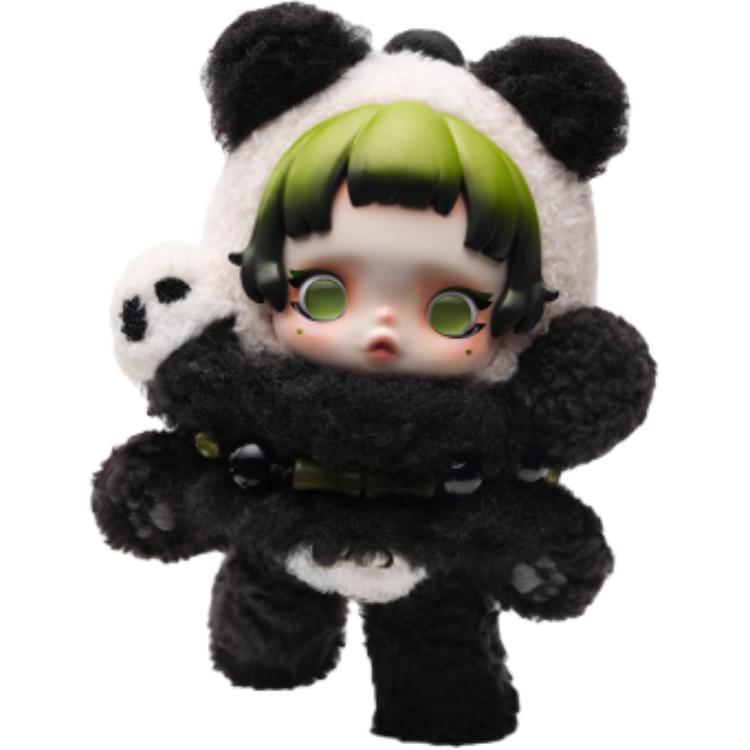 POP MART Θ Skullpanda Lazy Bear Plush Charm