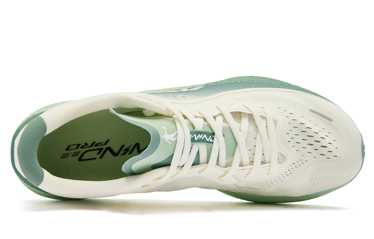 QIAODAN Wind-Running 2.0 Running Shoes 'Ivory Jade Green'