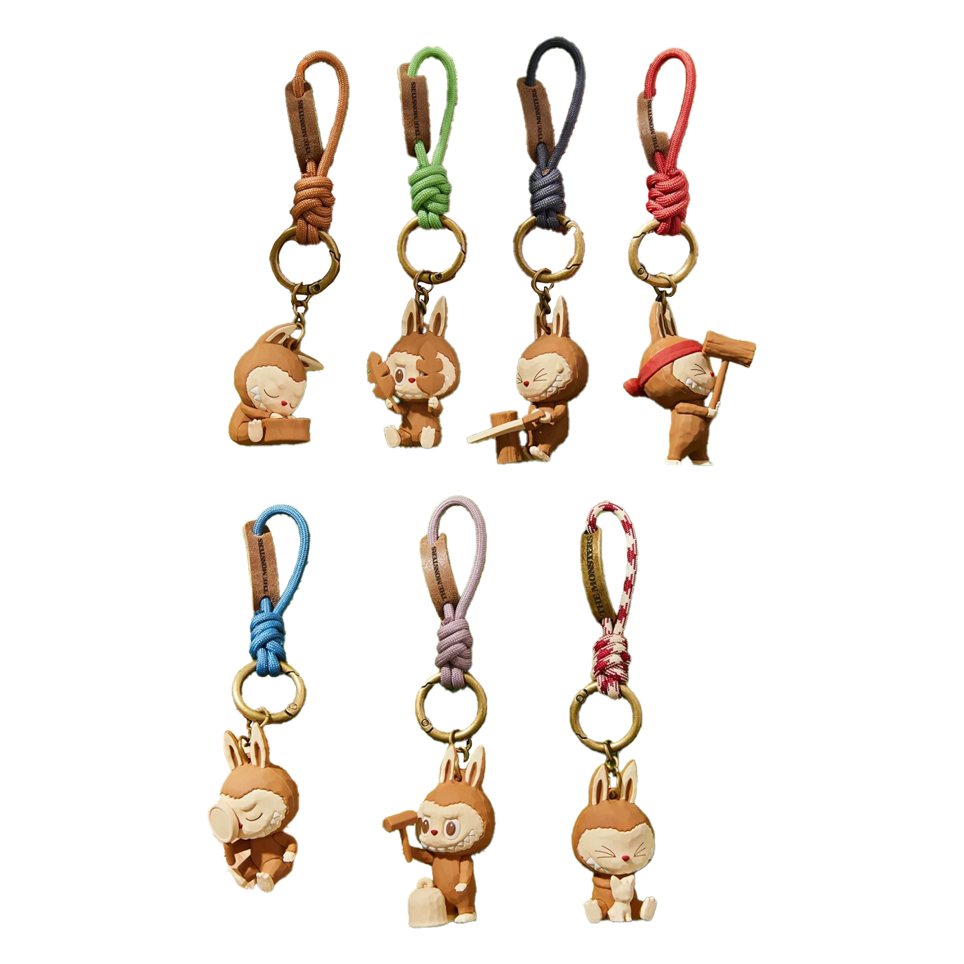 POP MART Labubu Wood Workshop Collection Keychain - Kicksown store