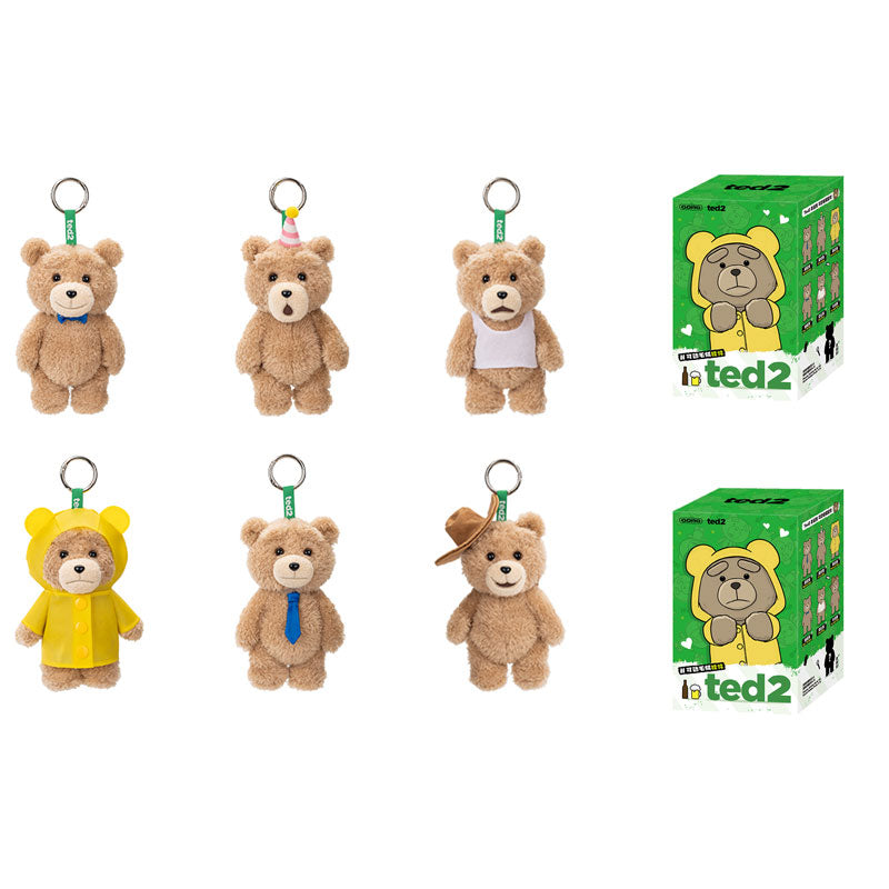 POP MART POP MART Ted2 Teddy Bear Action Plush Pendant Series - Kicksown store