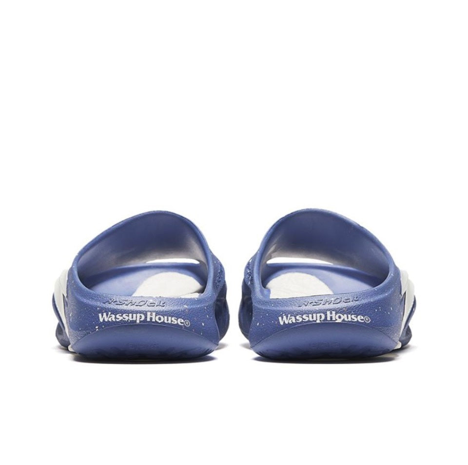 ANTA×WASSUP Slippers Nitrogen Bubble 'Blue' - Kicksown store