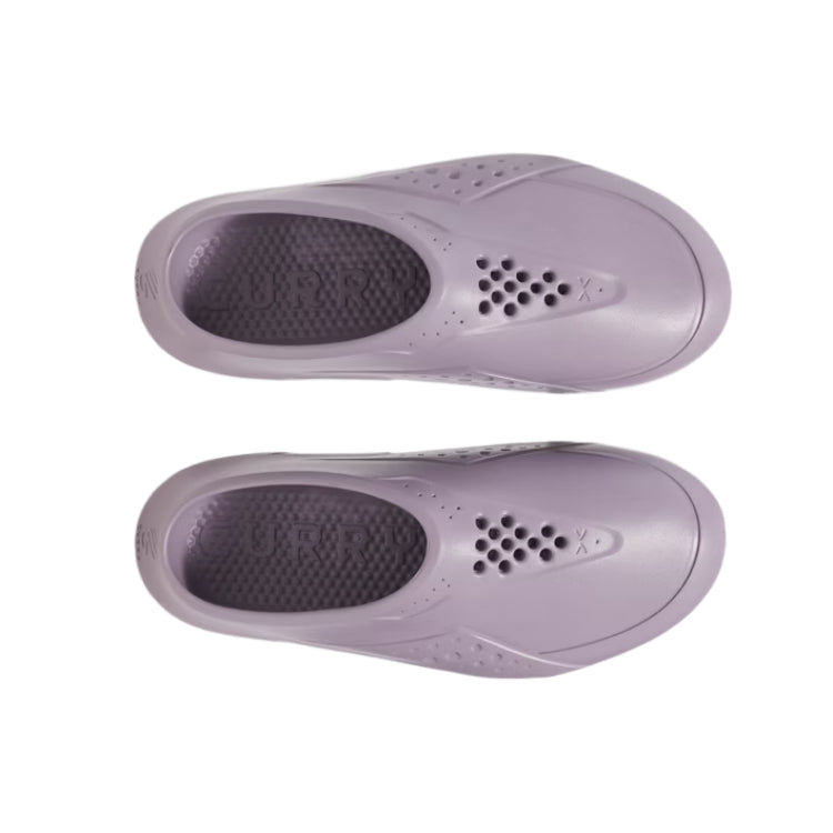 Under Armour CURRY FoamTro Abrasion Resistant Closed Toe Slippers 'Purple' - Kicksown store