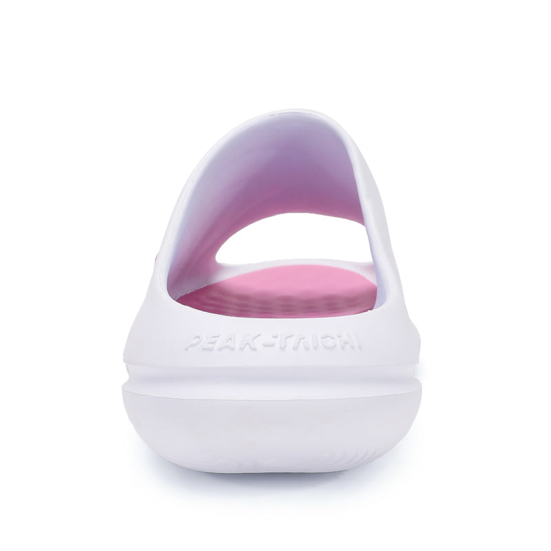 PEAK Taichi Little Chubby Slippers 'White Pink Blue'