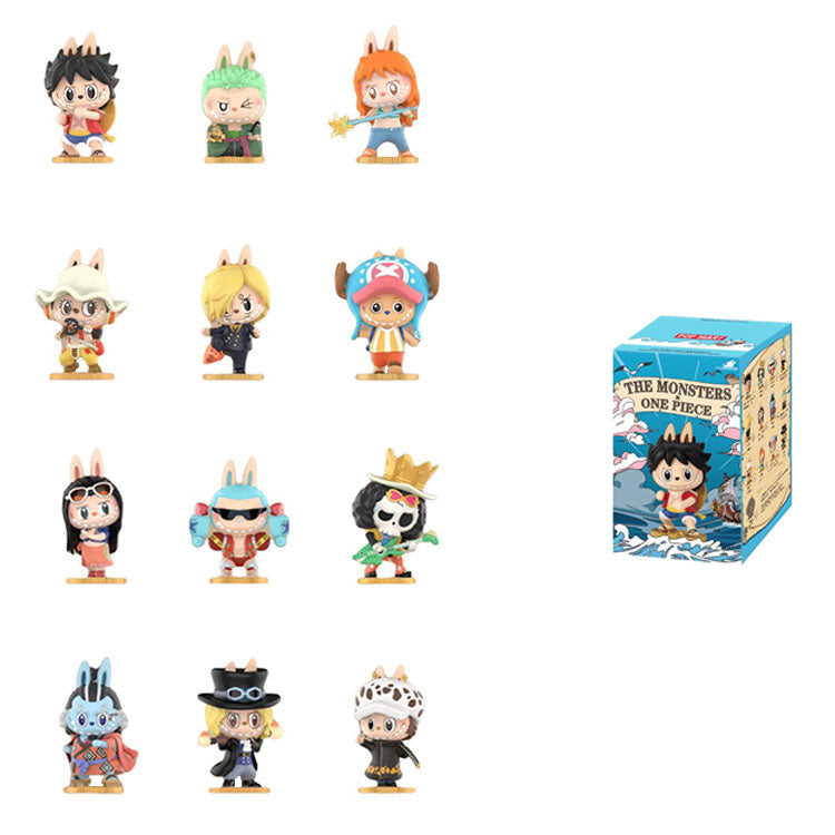 POP MART Labubu The Monsters X One Piece Series Single Mystery Box - Kicksown store
