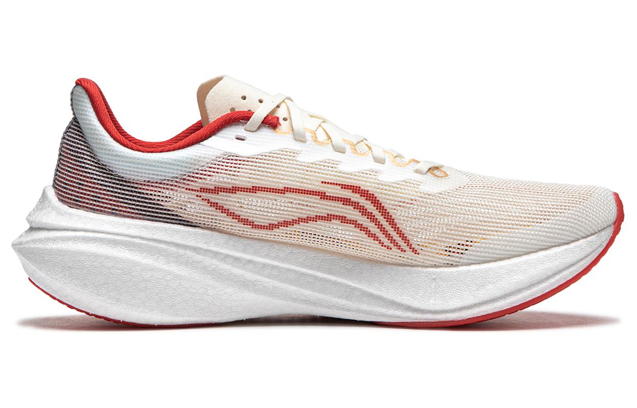 LINING Feidian 3 Challenger Running Shoes Women's 'Red White' - Kicksown store