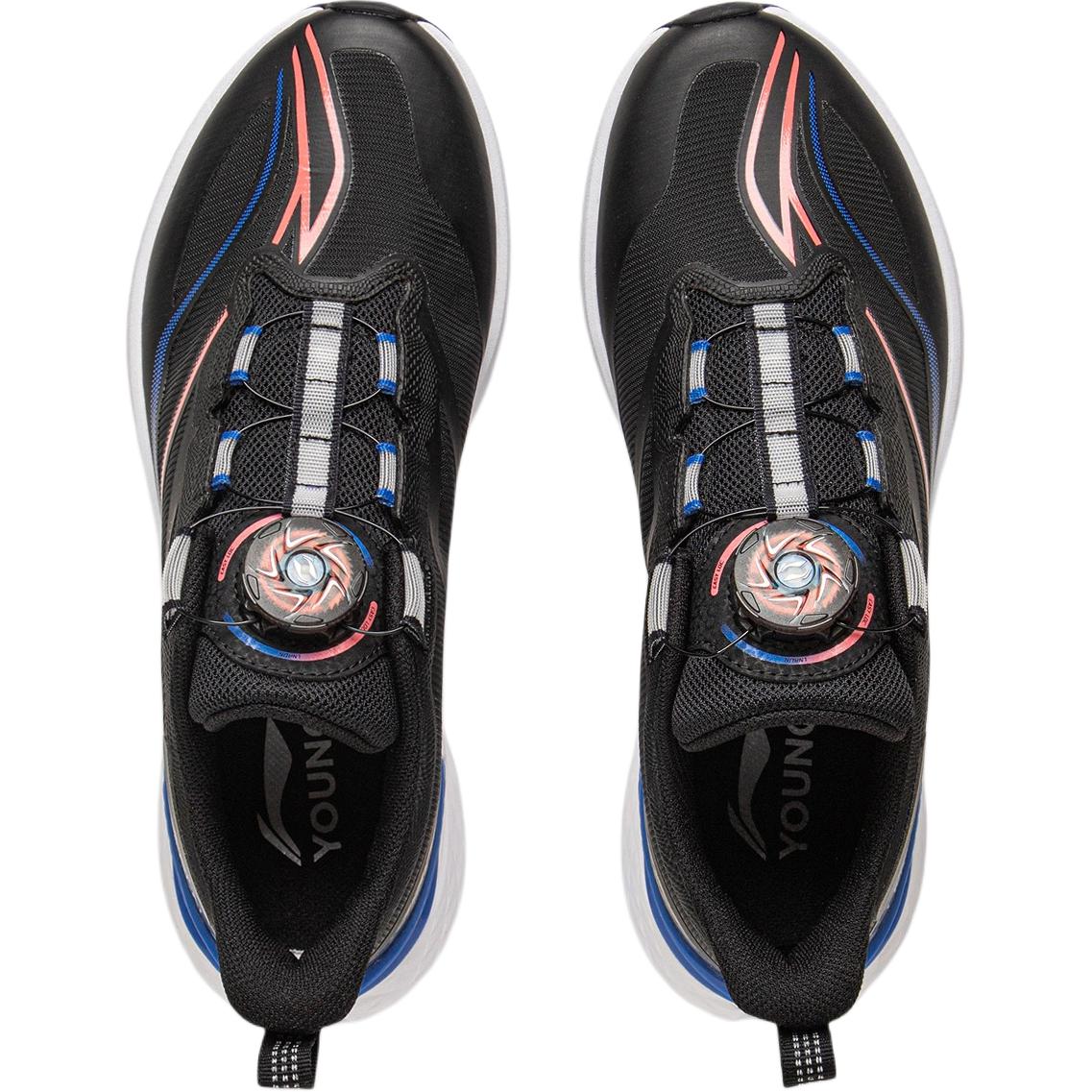 LiNing Young Running Shoes 'Black' Blue 「Kids」