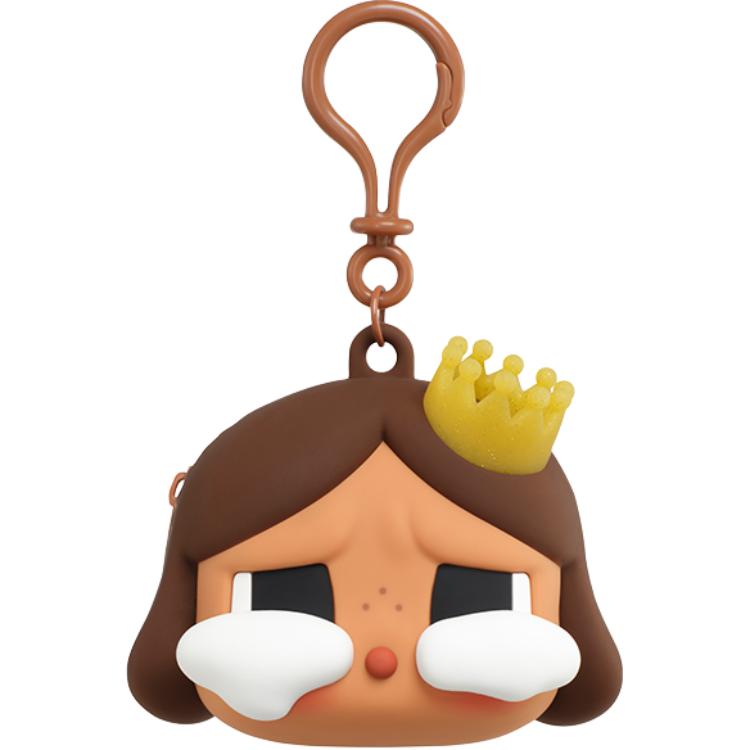 POP MART CRYBABY SHINY Collection Crybaby Doll Earphone Case Gold, Brown Merch - Kicksown store