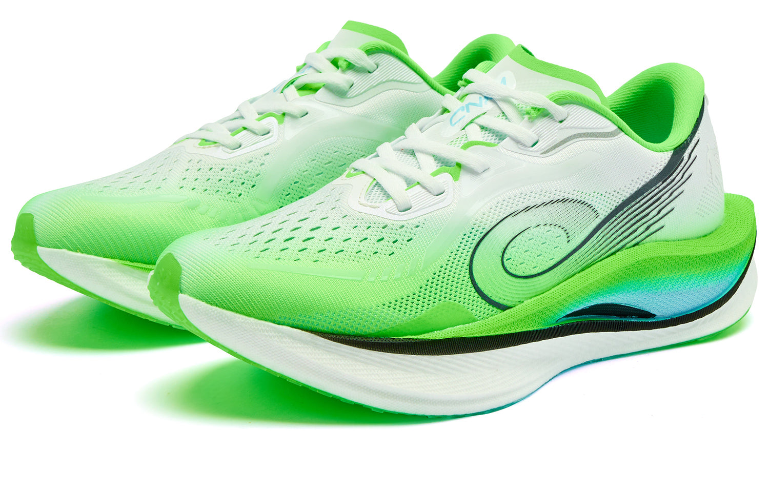 QIAODAN Wind-Running 3.0 Running Shoes 'Jordan White Bright Green'「Women」