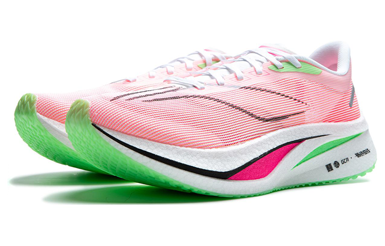 LiNing Feidian 4 Challenger Running Shoes 'Pink Orange' - Kicksown store