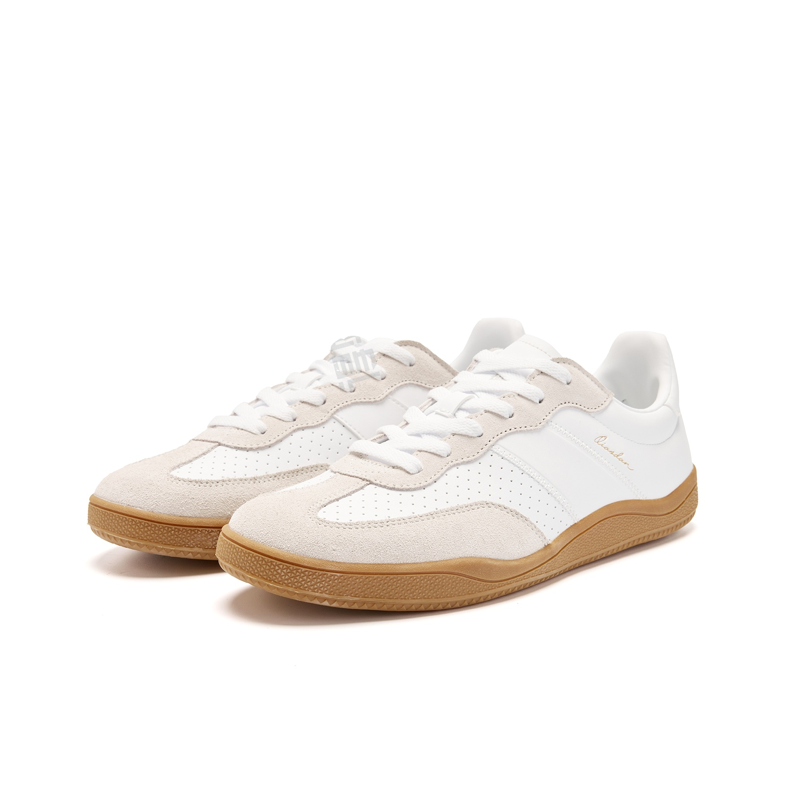 QIAODAN Wave Skateboard Shoes 'Jordan White Light Gray'