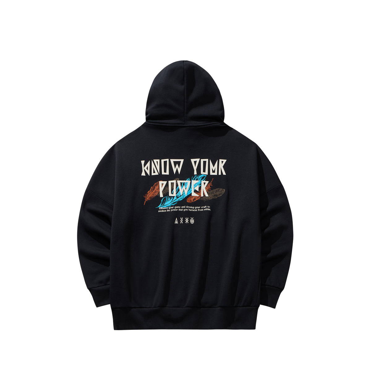 Anta KAI Hoodie Knitted Fabric Sports Top 'Basic Black'