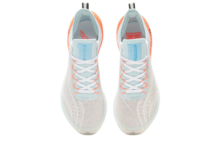 LiNing Feidian Challenger Running Shoes Women's 'White Blue Orange' - Kicksown store