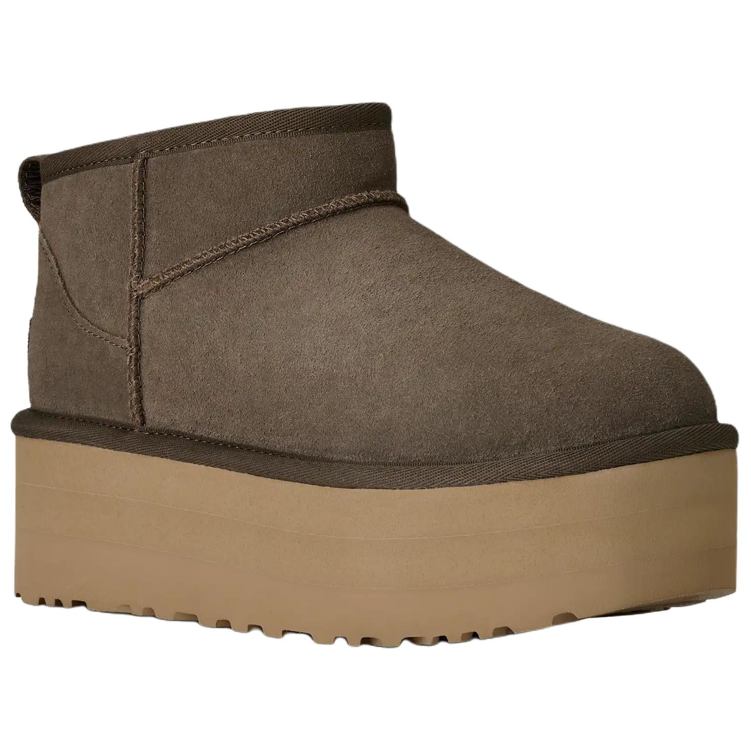 UGG Classic Ultra Mini 'Black Brown' Womens