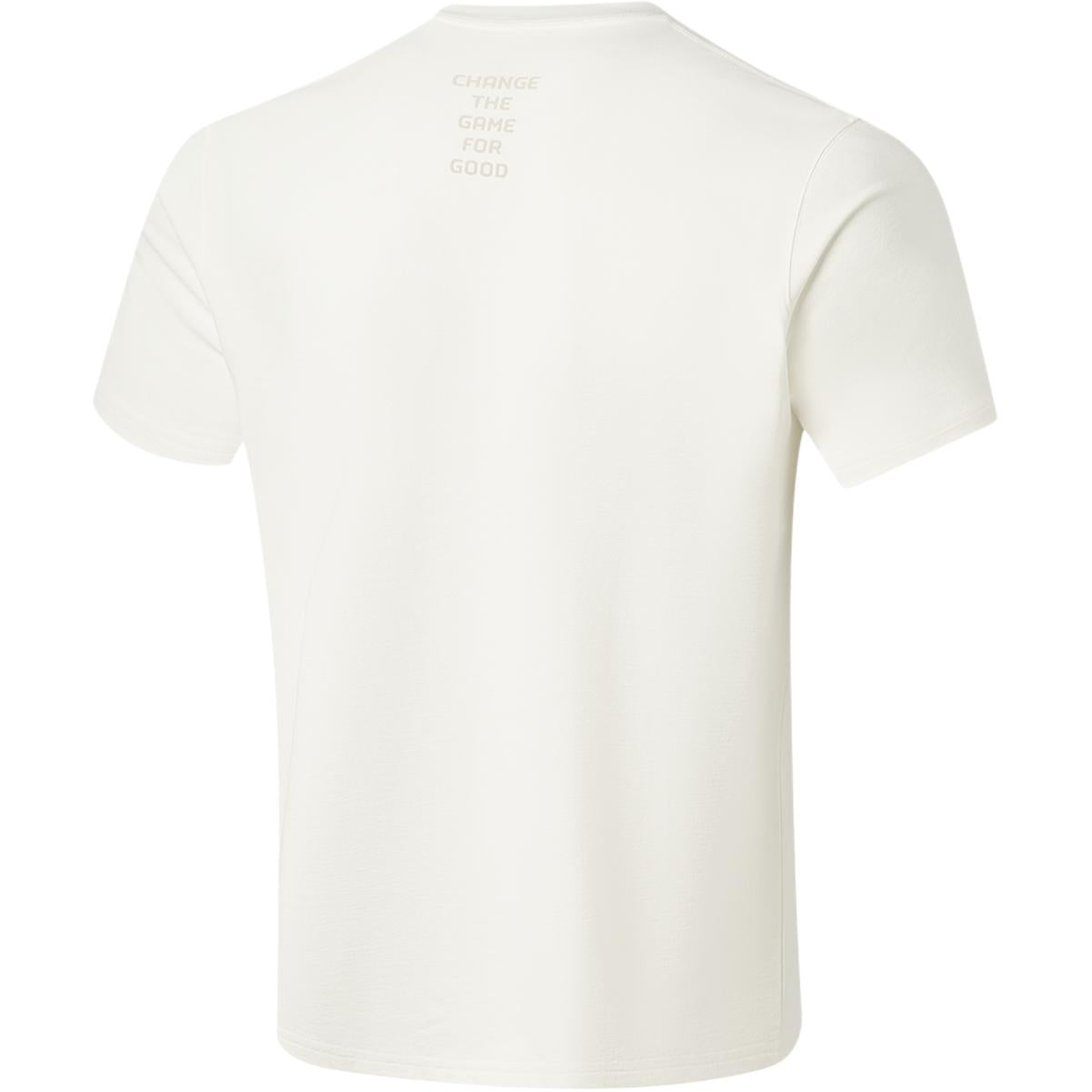 Li Ning Curry China Collection T Shirts Men's Ivory Crew Neck Moderate