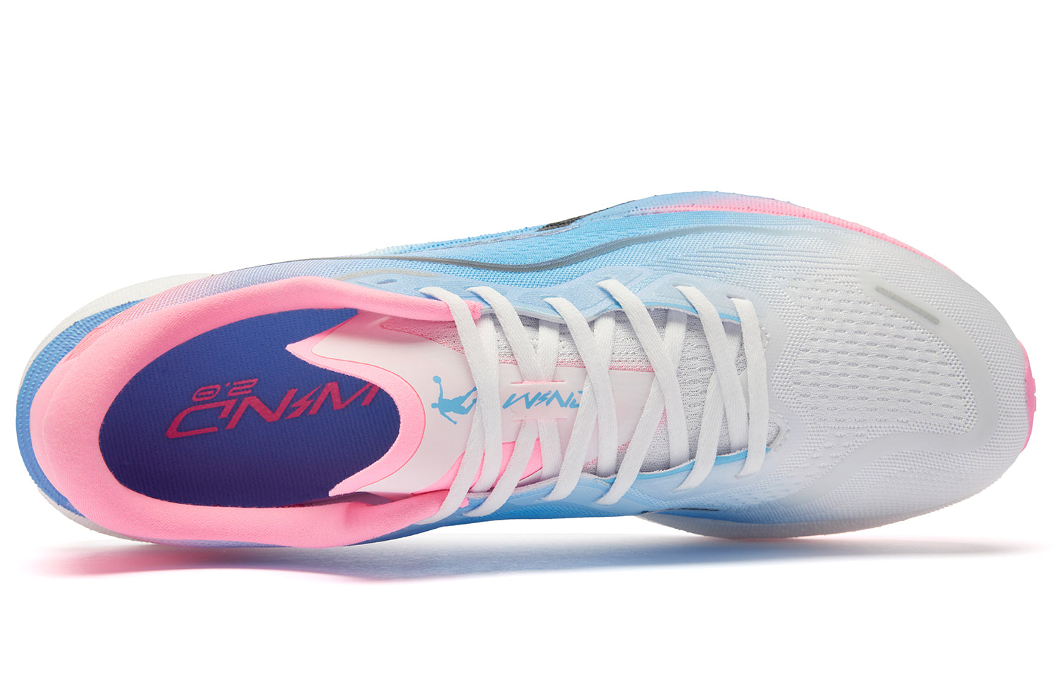 QIAODAN Wind-Running 2.0 Running Shoes 'Jordan White Fresh Blue'