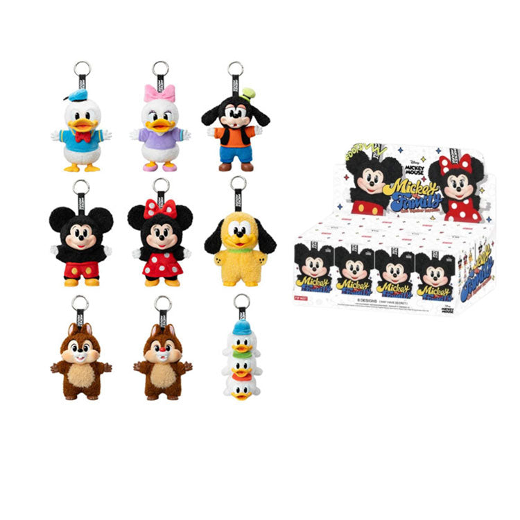 POP MART Disney Mickey Family Together Series Minnie Plush Keychain