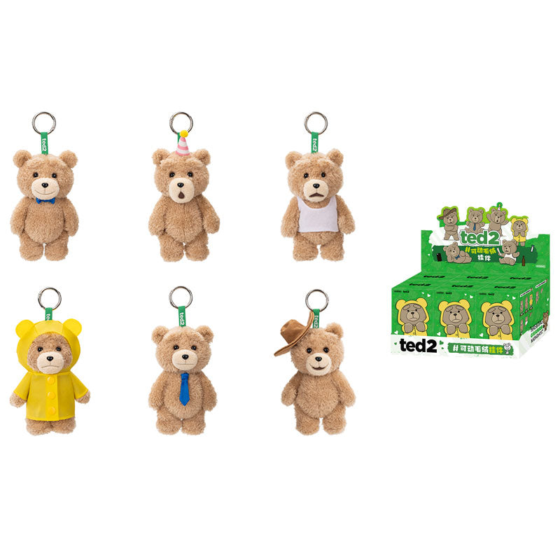 POP MART POP MART Ted2 Teddy Bear Action Plush Pendant Series - Kicksown store