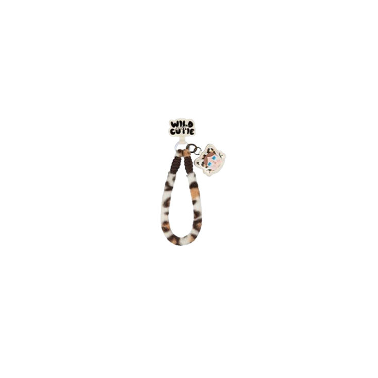 POP MART CRYBABY Leopard Cat Collection Cell Phone Lanyard Mystery Boxes - Kicksown store