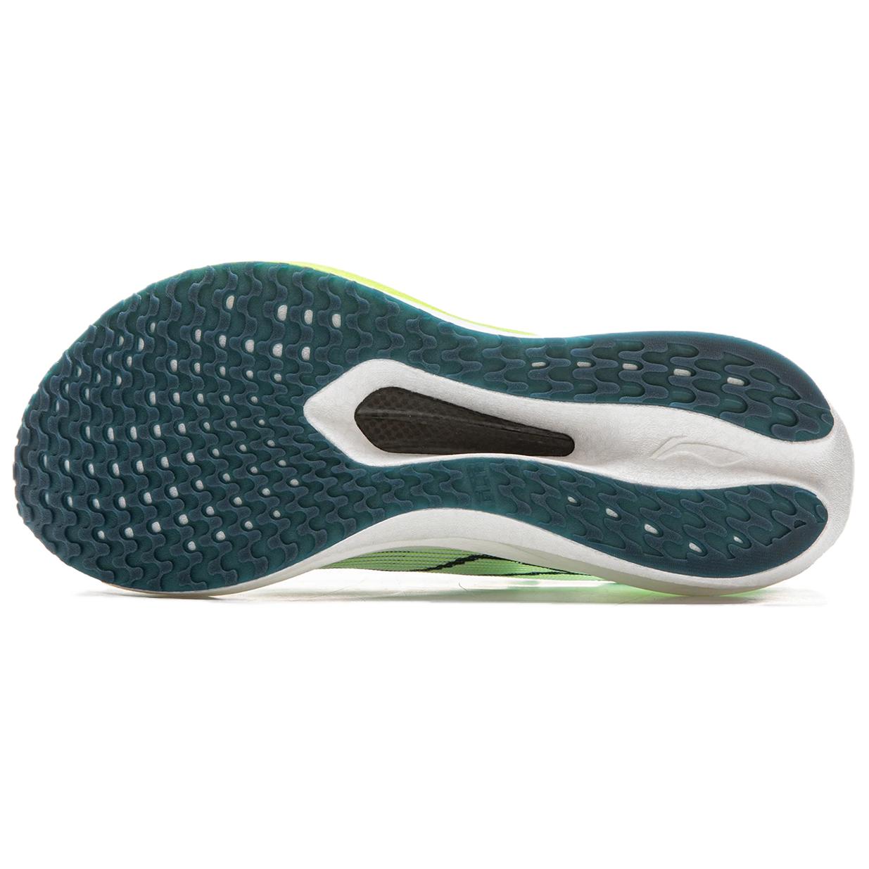 LINING Feidian 5 Challenger Running Shoes 'Standard White Fluorescent Bright Green' - Kicksown store
