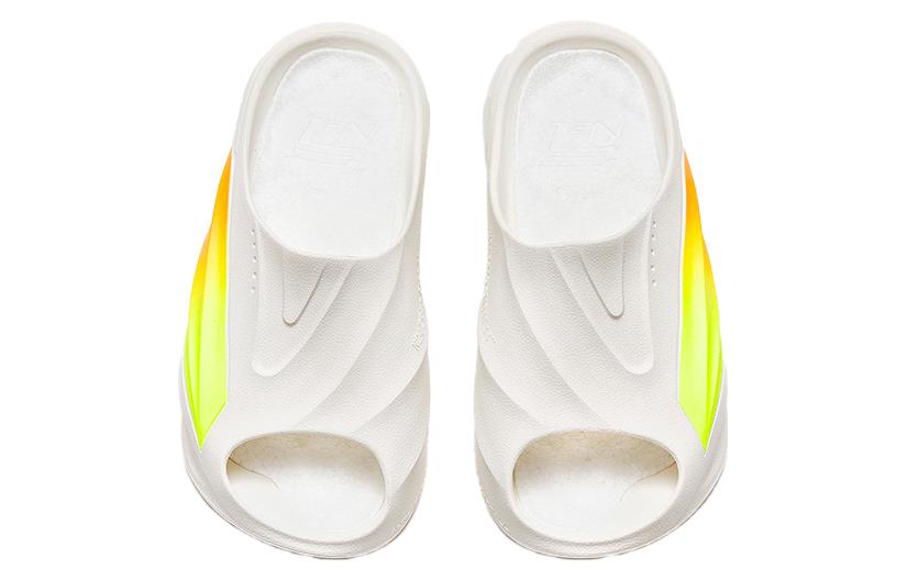 ANTA Slippers Nitrogen Bubble 'White Orange Green' - Kicksown store