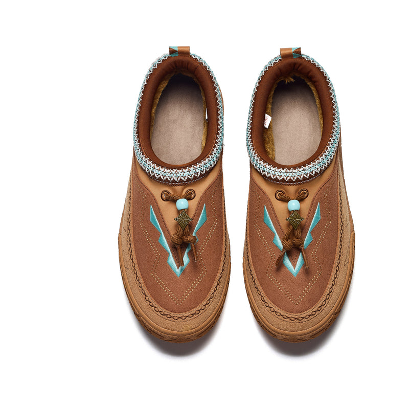 ANTA Hélà Code Slide Snow Boots 'Brown' 「Women」