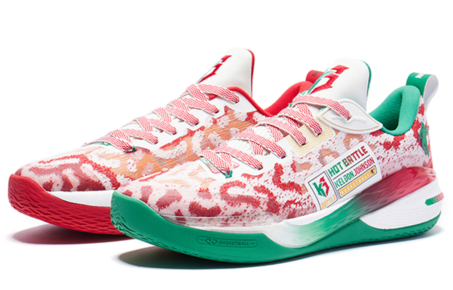 QIAODAN Rise 6.0 PRO LOW PE 'Green Red'