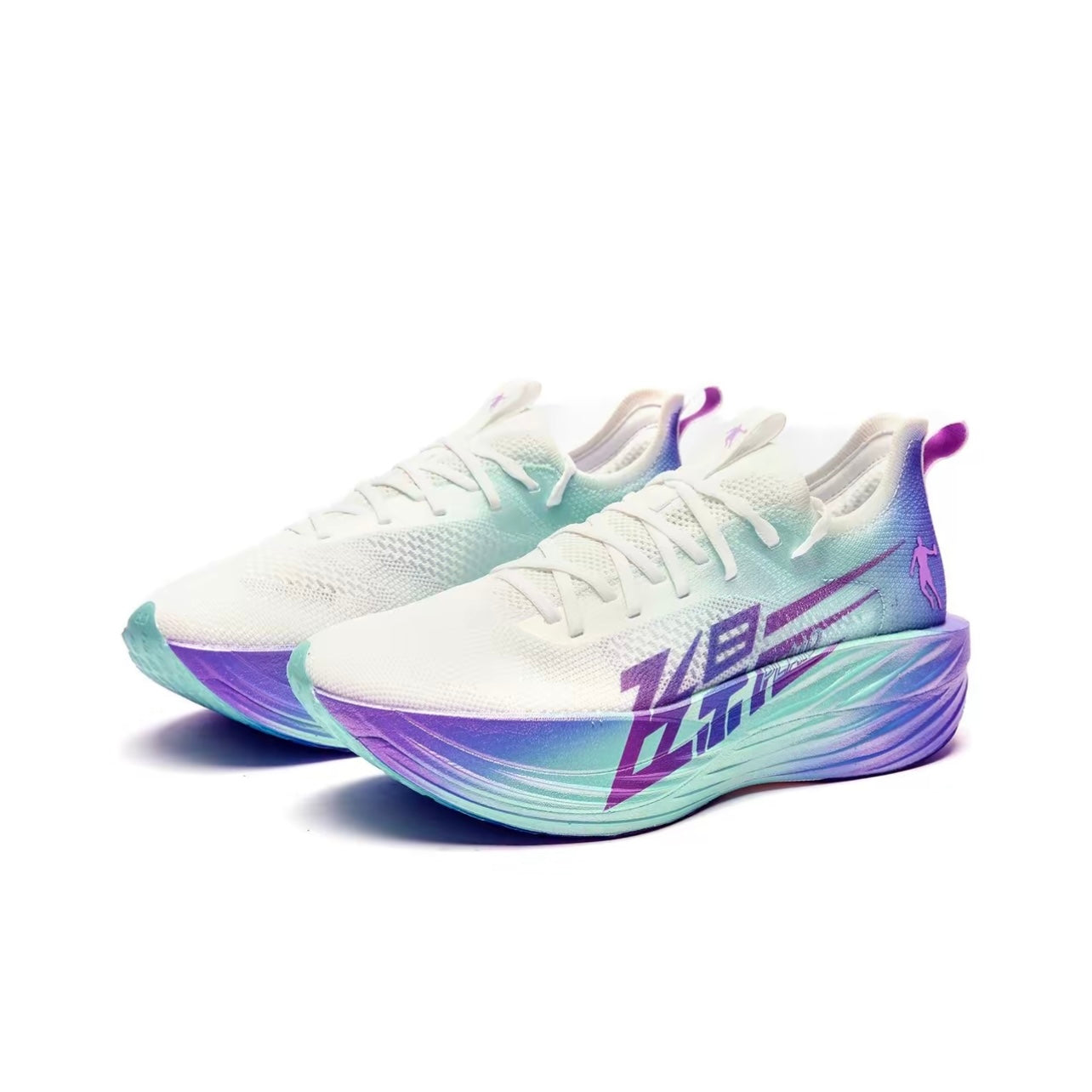 Qiaodan Feiying PLAID 1.5 ‘White Purple’ - Kicksown store