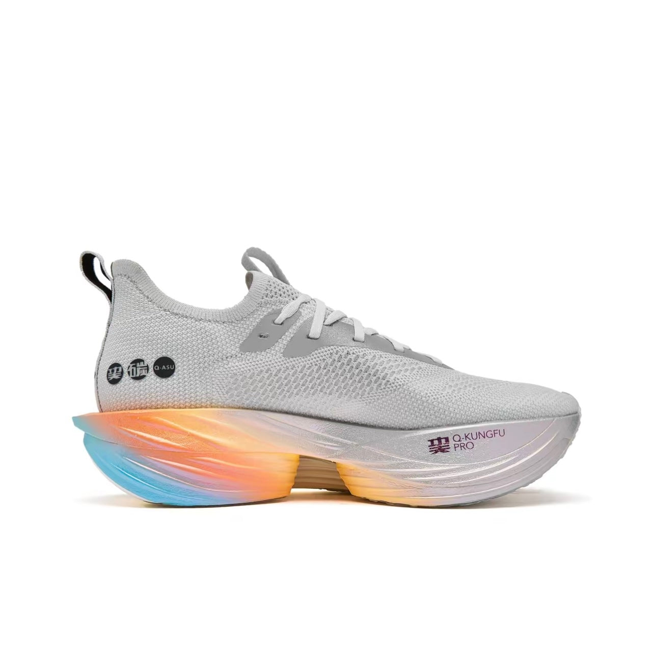 Qiaodan Feiying PLAID 1.5 ‘Grey Orange’ - Kicksown store