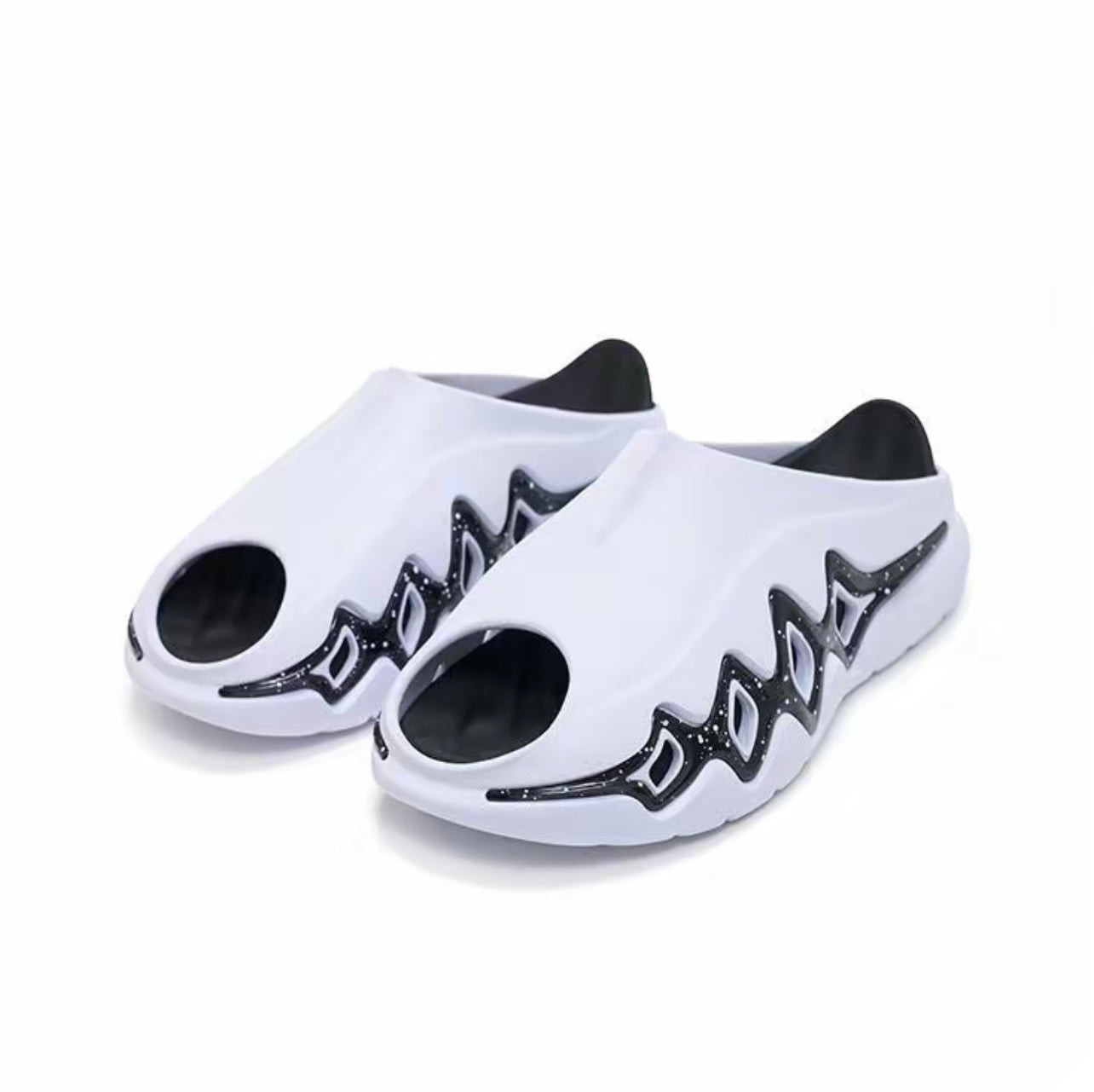 Rigorer Shark 3 Slides 'White/Black' - Kicksown store