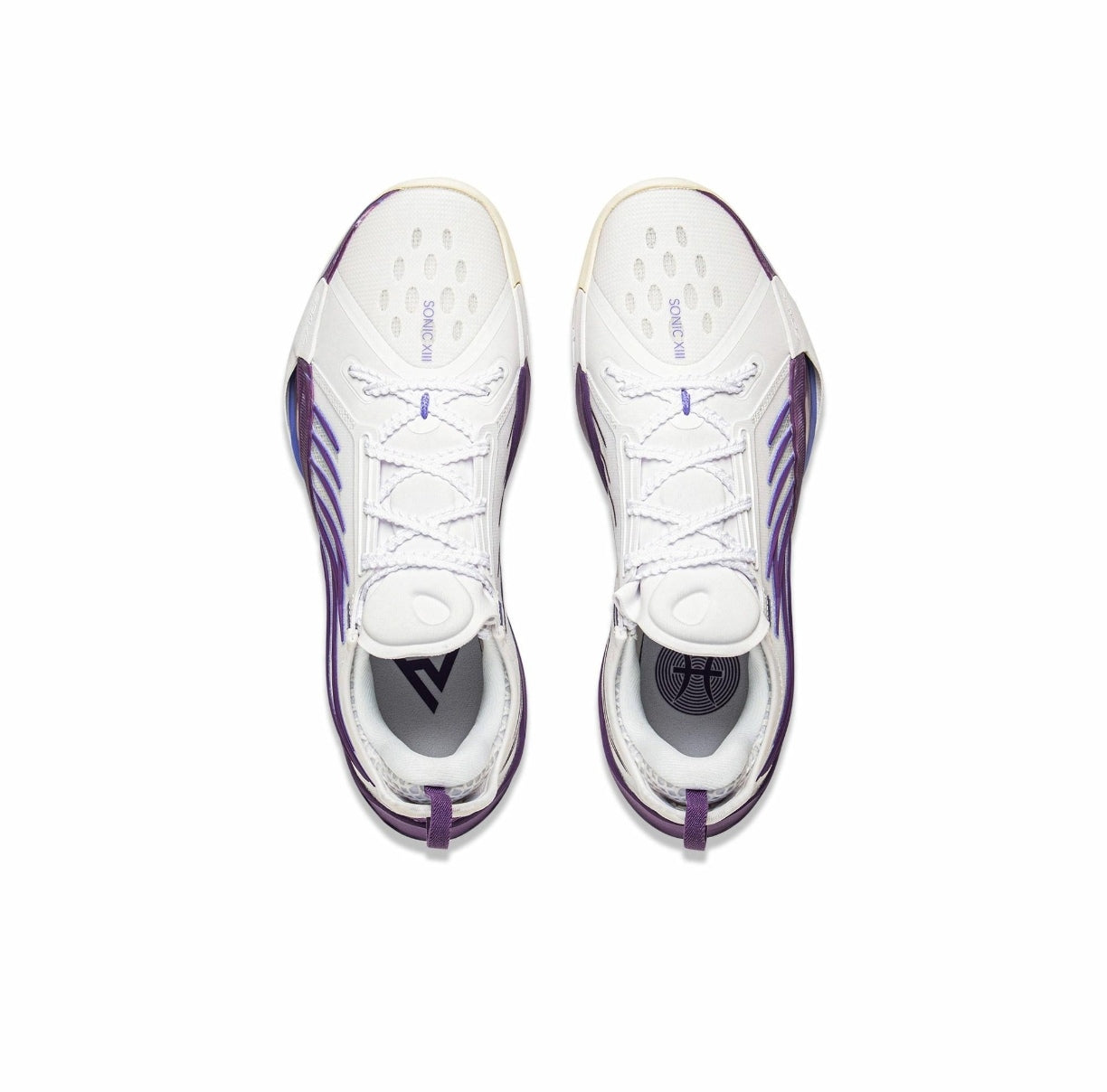 LiNing Sonic 13 ‘White Purple' - Kicksown store