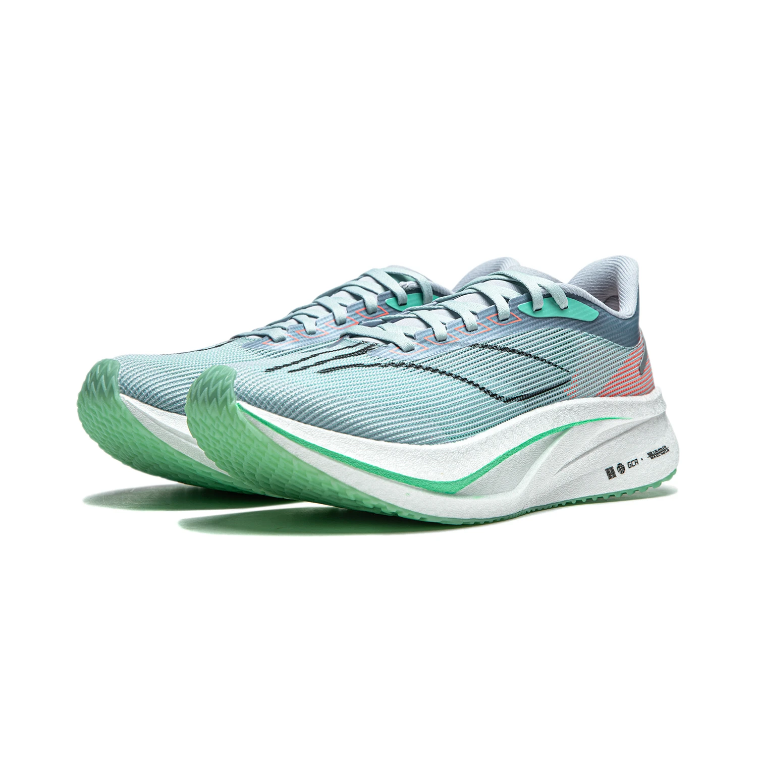 LINING Feidian 4 Challenger Running Shoes Women's 'Purple Smoke Blue Fluorescent Light Turquoise' - Kicksown store