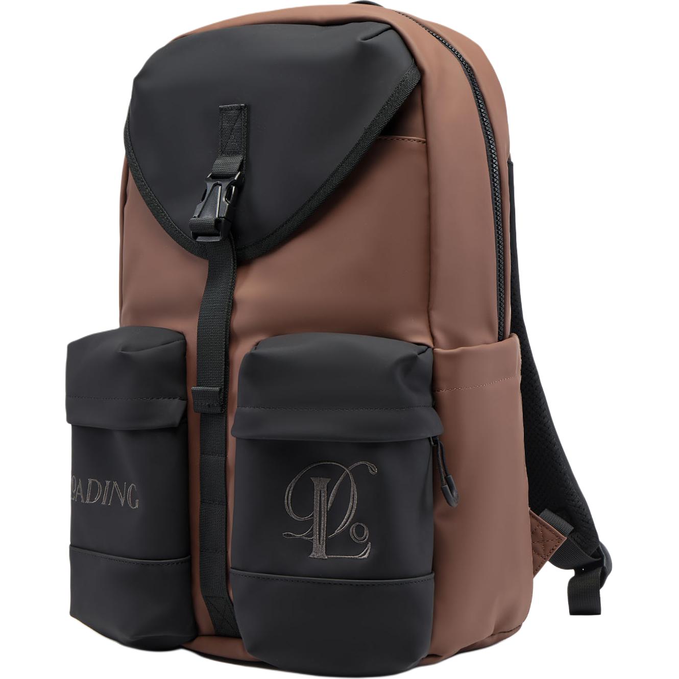 LiNing Polyurethane Backpack Regular Unisex Umber & Black - Kicksown store
