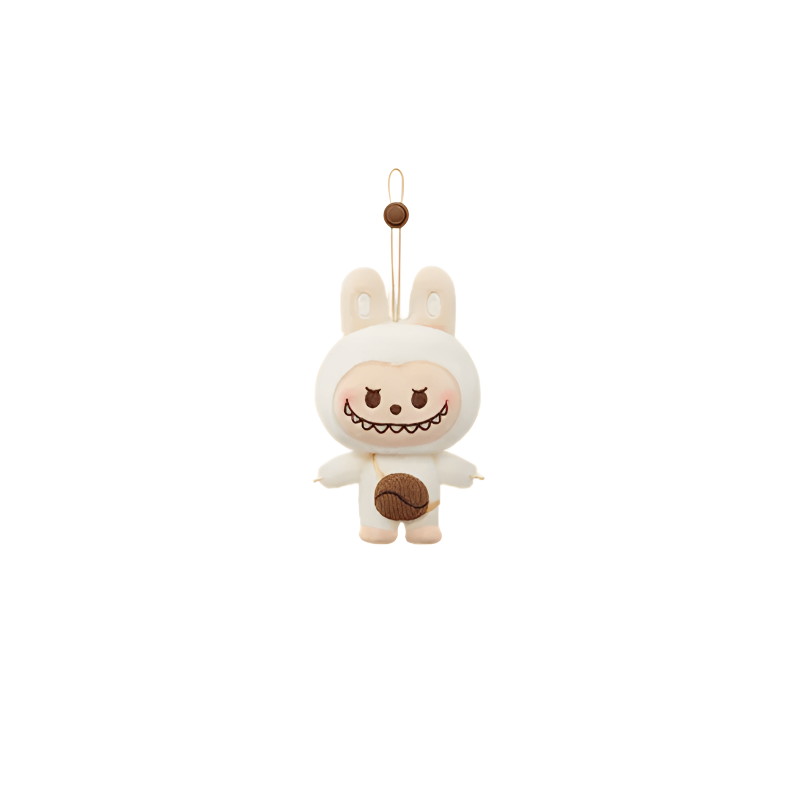 POP MART Bubbles Cute Bean Coffee Factory Collection Plush Pendant
