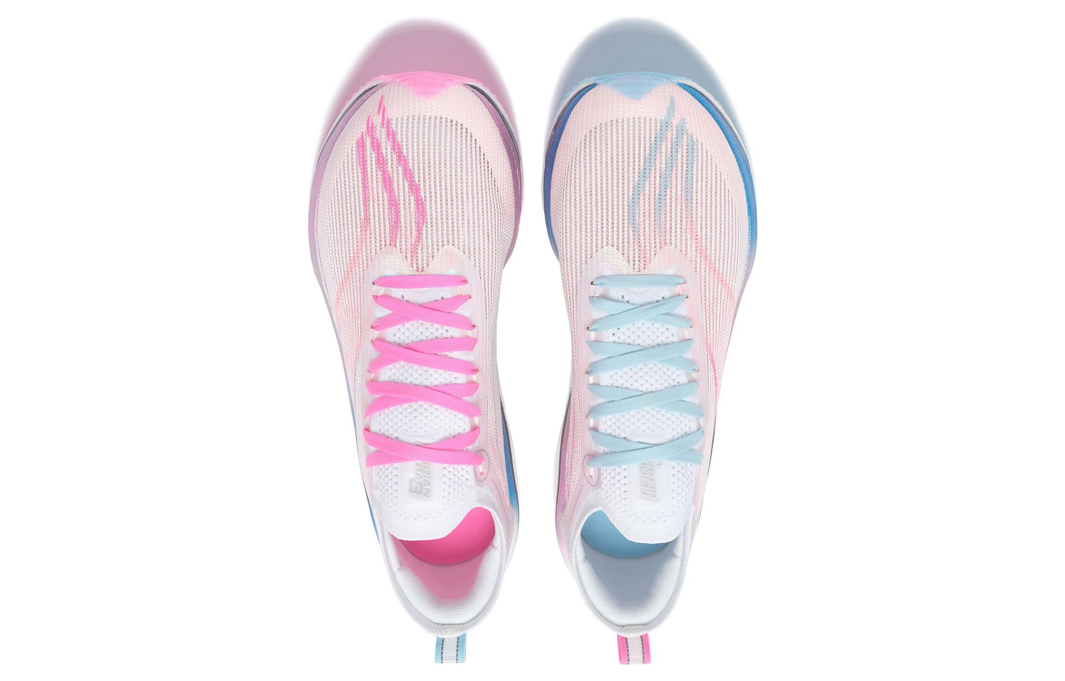 LiNing Feidian 3 Ultra Tin HorseRunning Shoes 'Pink Blue' - Kicksown store