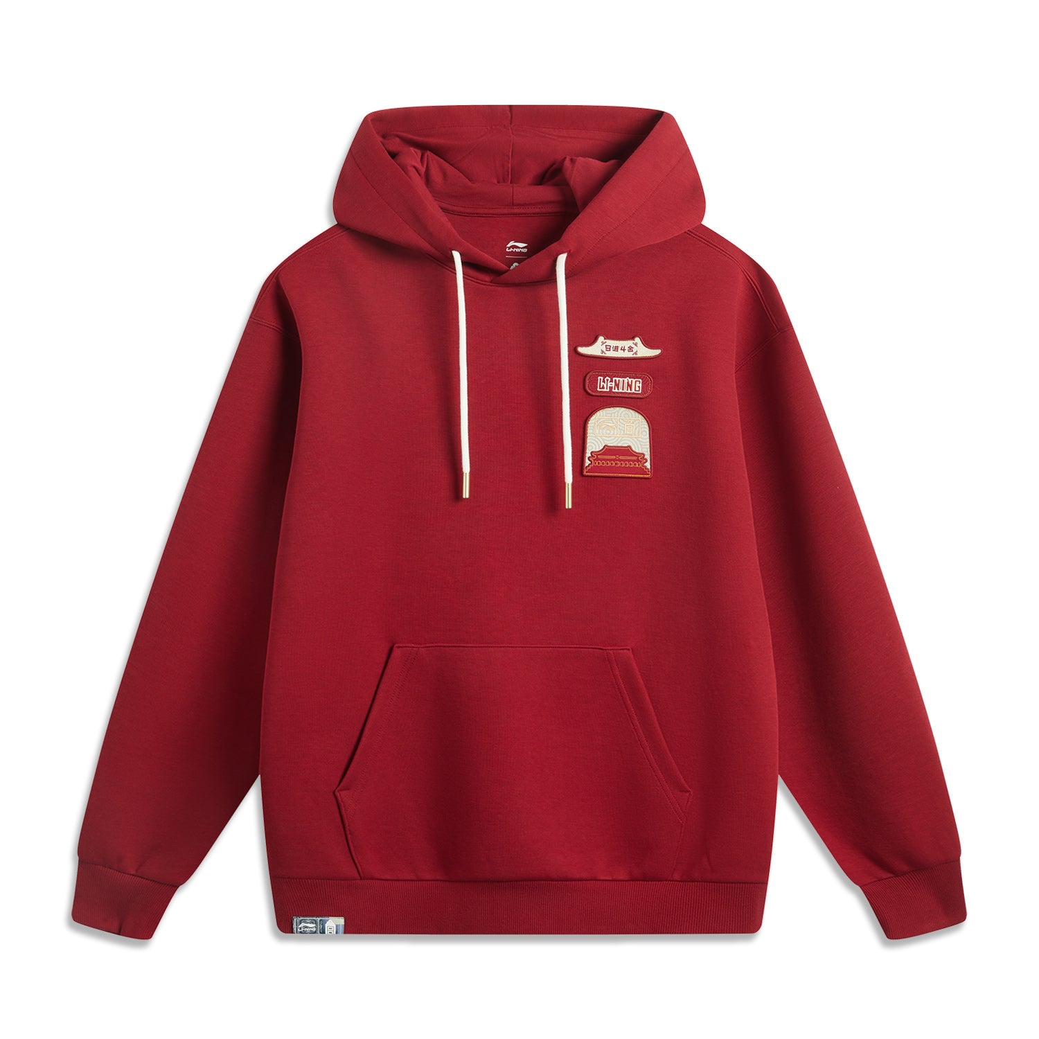 LiNing x Forbidden City Rijin Doujin Collection Sweatshirt Unisex 'Deep Rich Red'