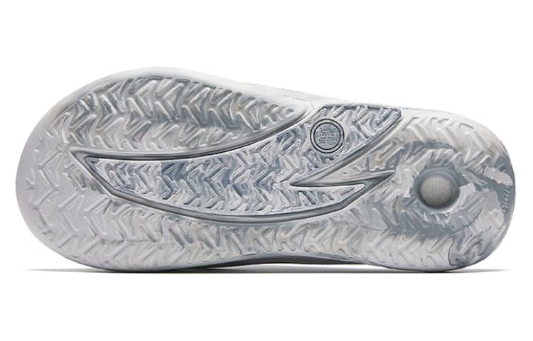 ANTA Slippers Nitrogen Bubble 'Gray White' - Kicksown store