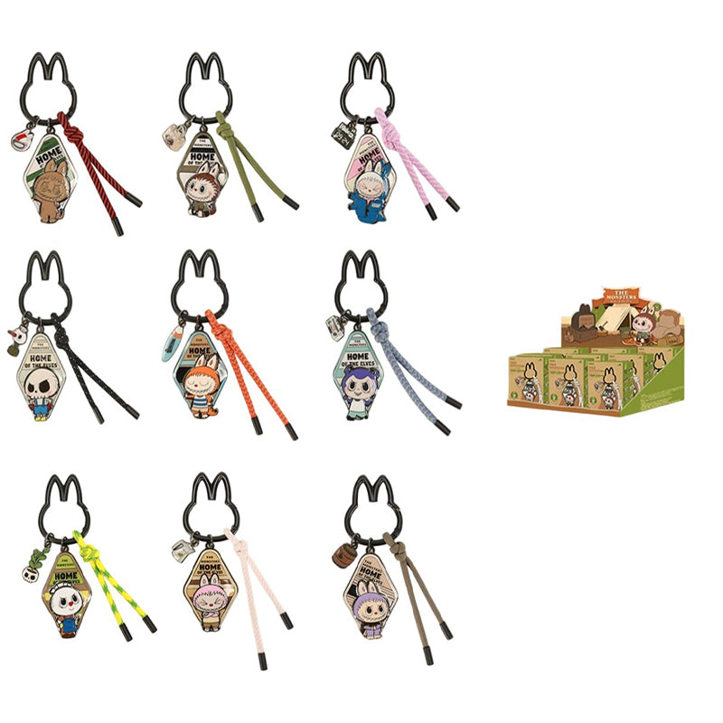 POP MART LABUBU Elf Home Collection Keychain Pendant Mystery Boxes Single