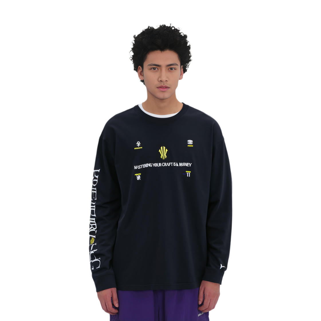 Anta Kai Sweatshirt 'Basic Black'