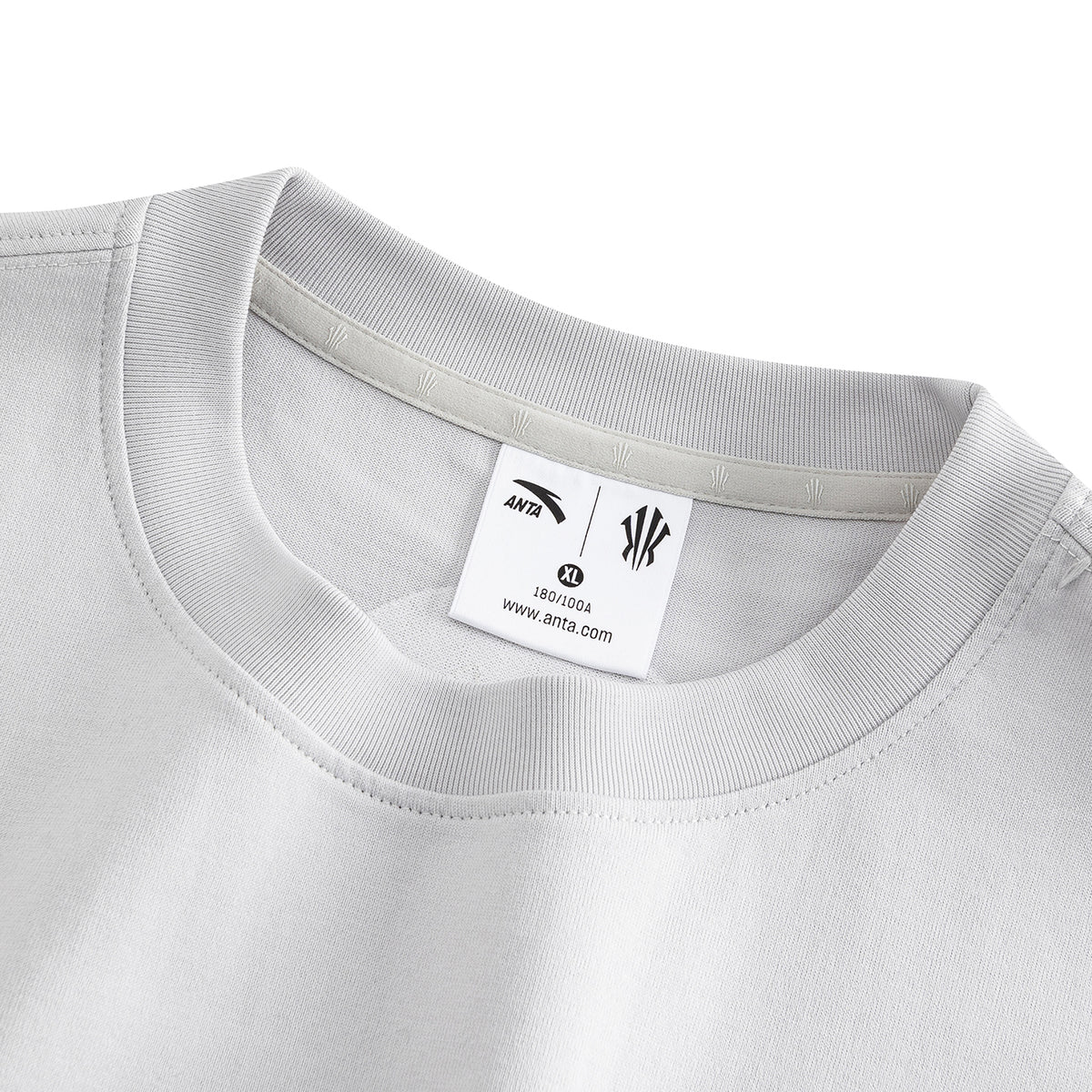 Anta T Shirt 'Cumulus Gray'