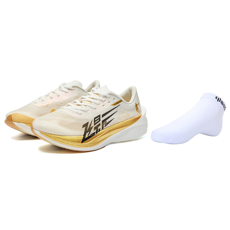 QIAODAN Feiying PB4.0 Running Shoes 'Gold Jordan White'