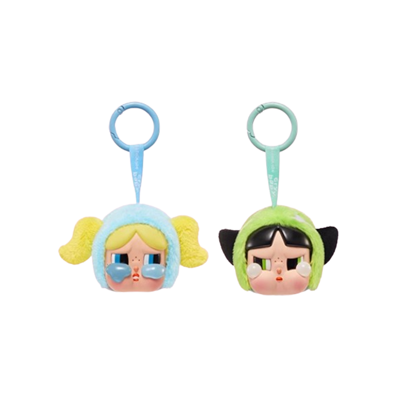 POP MART CRYBABY × The Powerpuff Girls Collection, Plush Rubber Face Mystery Boxes - Kicksown store
