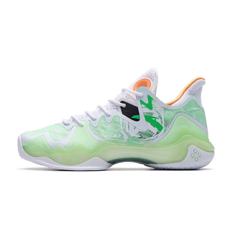 ANTA Shock Wave 4 ‘White Green' - Kicksown store