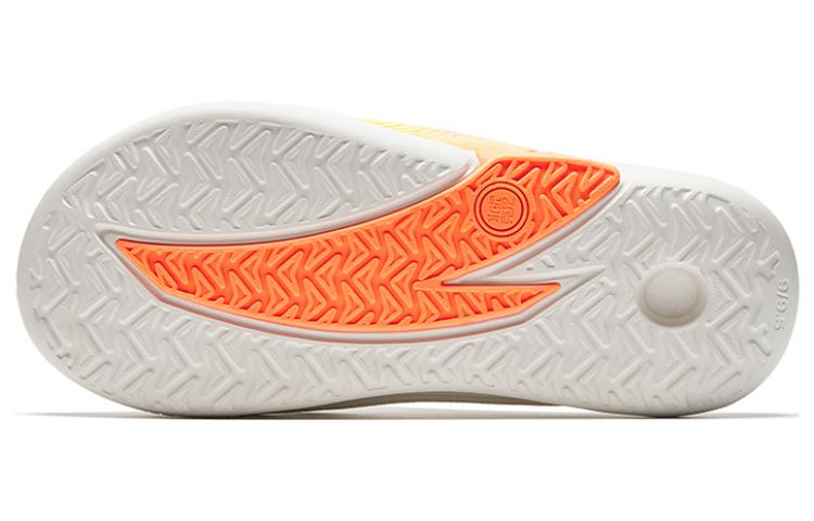 ANTA Slippers Nitrogen Bubble 'White Orange Green' - Kicksown store