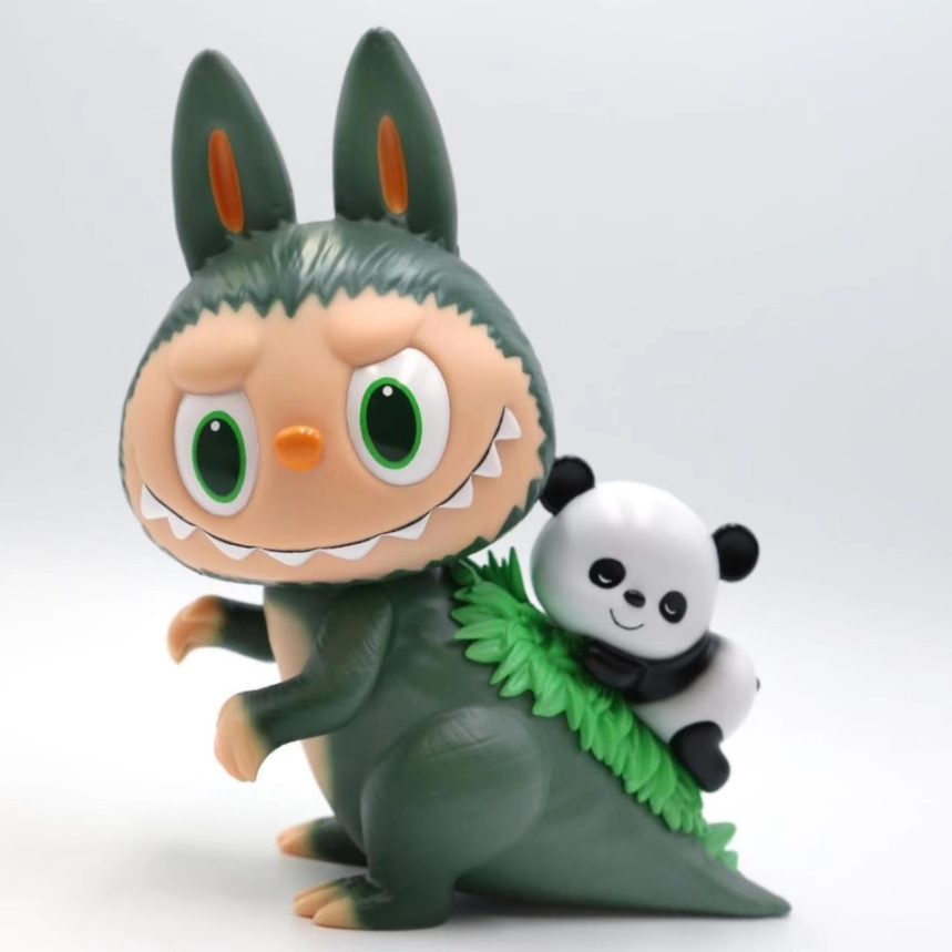 POP MART Panda Gojimomo Labubu Zimomo Panda Trendy Figures 20cm - Kicksown store