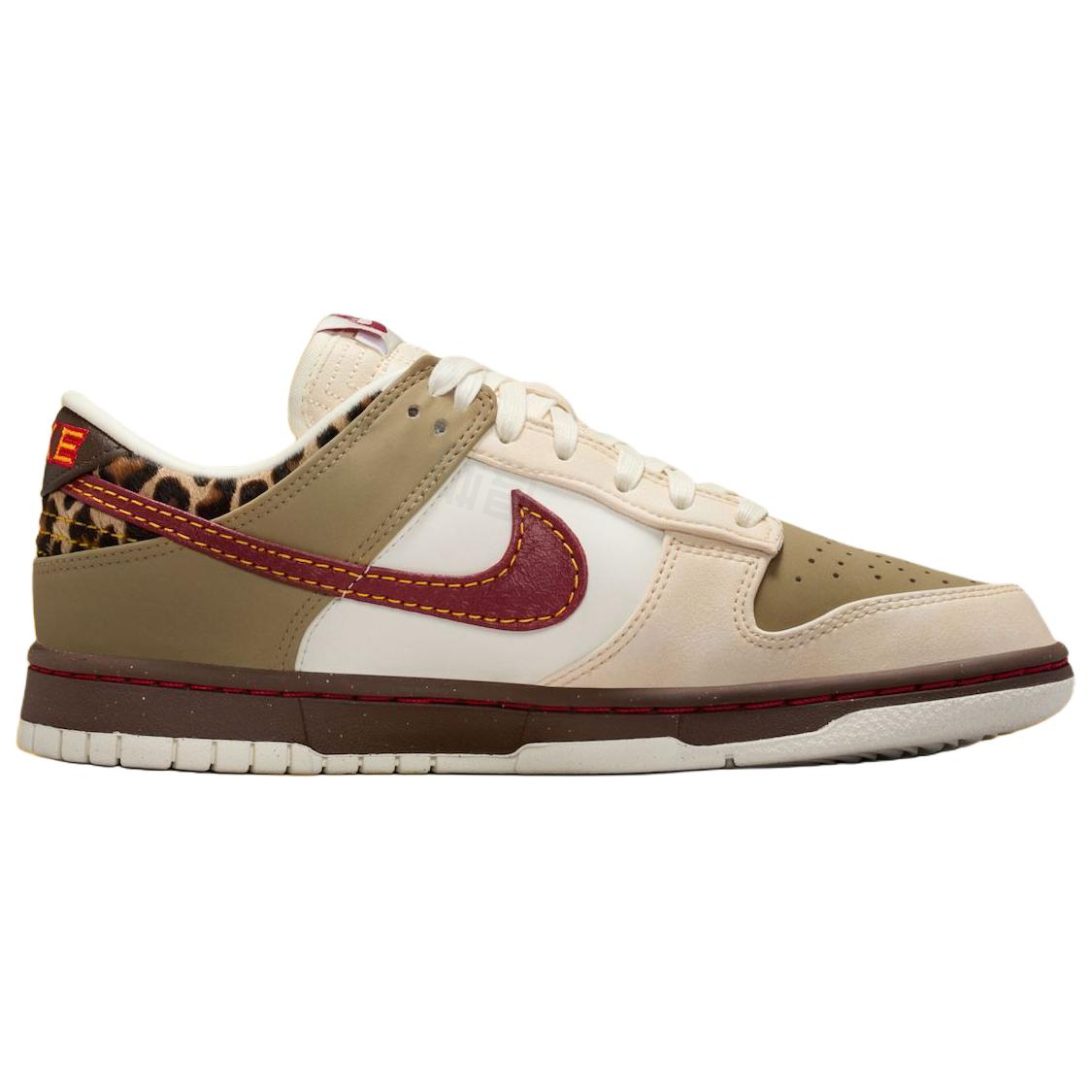 Nike AirJordan Dunk 'Beige Red' Womens